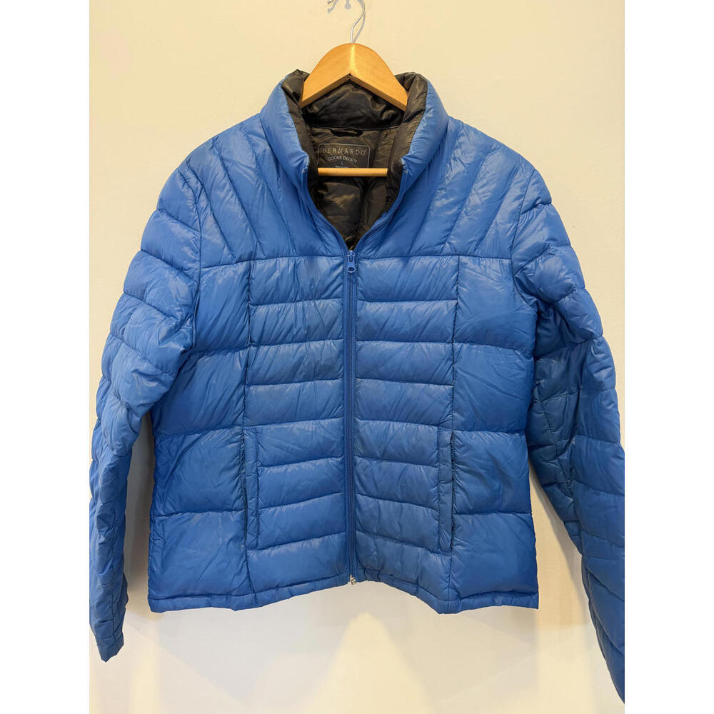 Bernardo Blue Lightweight Packable Puffer Jacket